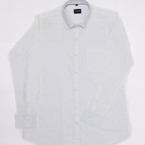 Men’s White Cotton Shirt – 100% Pure Cotton, Breathable, Classic Fit