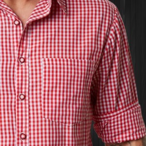 Red Checks Pattern Formal Casual Shirt