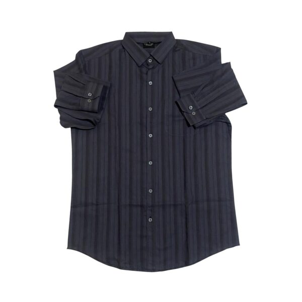 Men’s Cotton Navy Blue Shirt – Classic Fit, Breathable & Stylish - Image 2