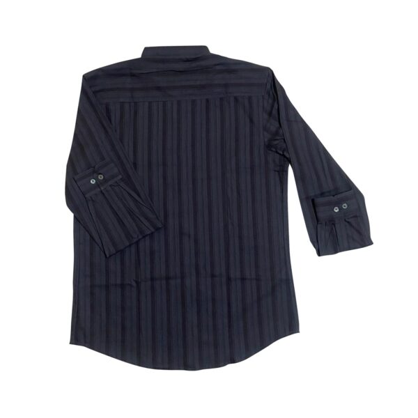 Men’s Cotton Navy Blue Shirt – Classic Fit, Breathable & Stylish - Image 3