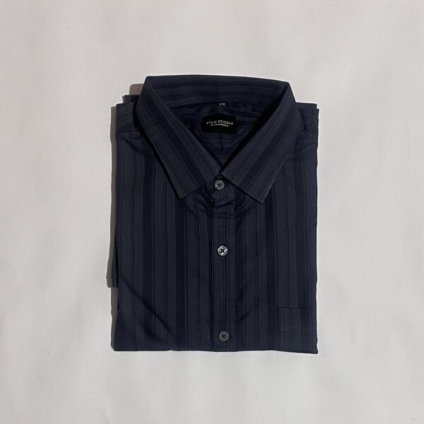 Men’s Cotton Navy Blue Shirt – Classic Fit, Breathable & Stylish